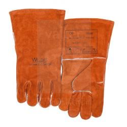 Zváračské rukavice WELDAS - červené veľkosť L